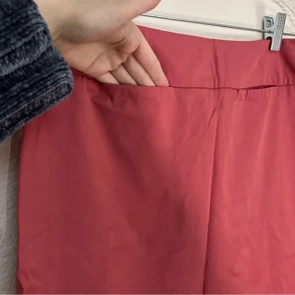 Old Navy Pink Pencil Skirt Vintage Y2K Cotton Blend Pockets Stretch Career Sz 6 - Picture 5 of 8